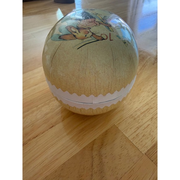 Vintage Nestler Germany Easter Egg – Rabbit on Ladder Scene Paper Mache - Picture 10 of 14